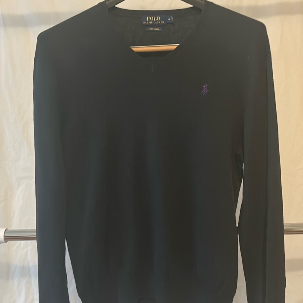 Dark Blue Polo Long Sleeve